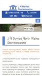 Mobile Screenshot of jndaviesstonemasons.co.uk